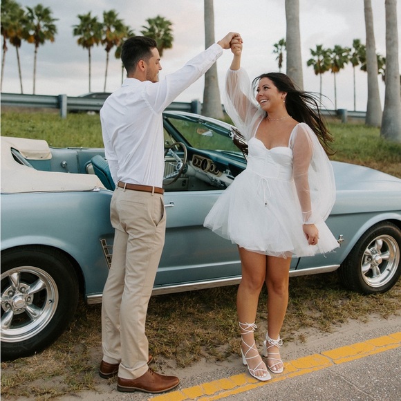 Selfie Leslie fairytale white dress - Picture 3 of 3